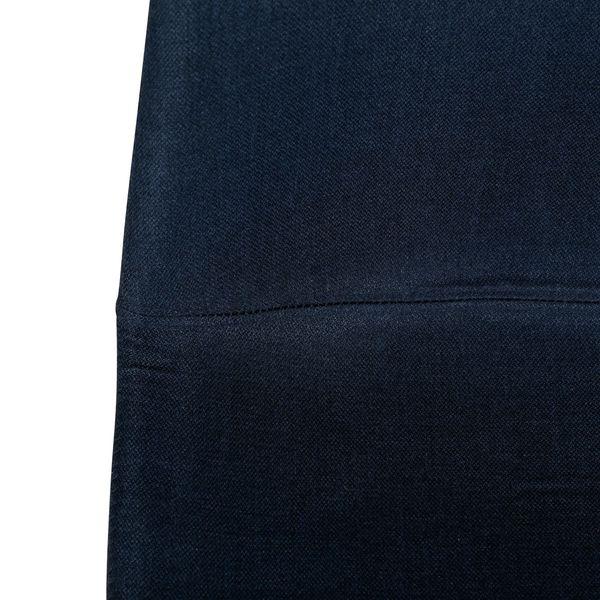 Chaise en tissu bleu marine