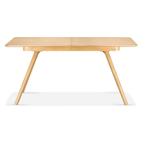 Table repas 200cm allonge intégrée chêne naturel