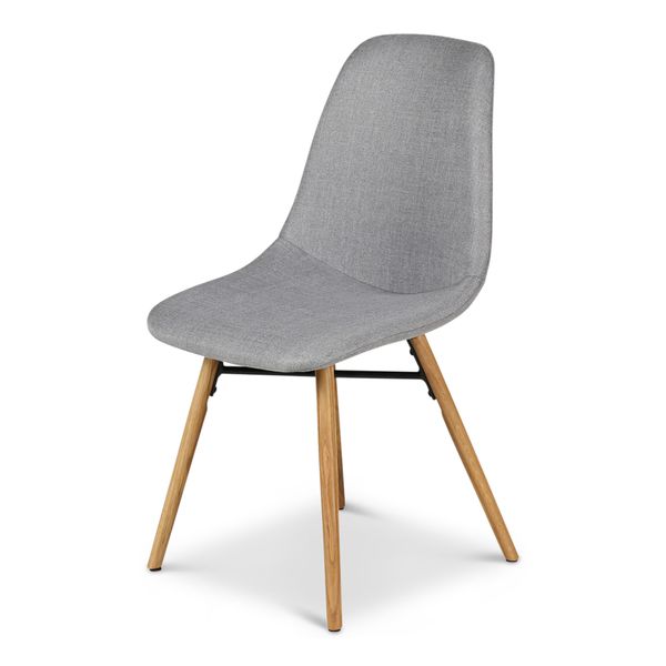 Chaise repas gris clair