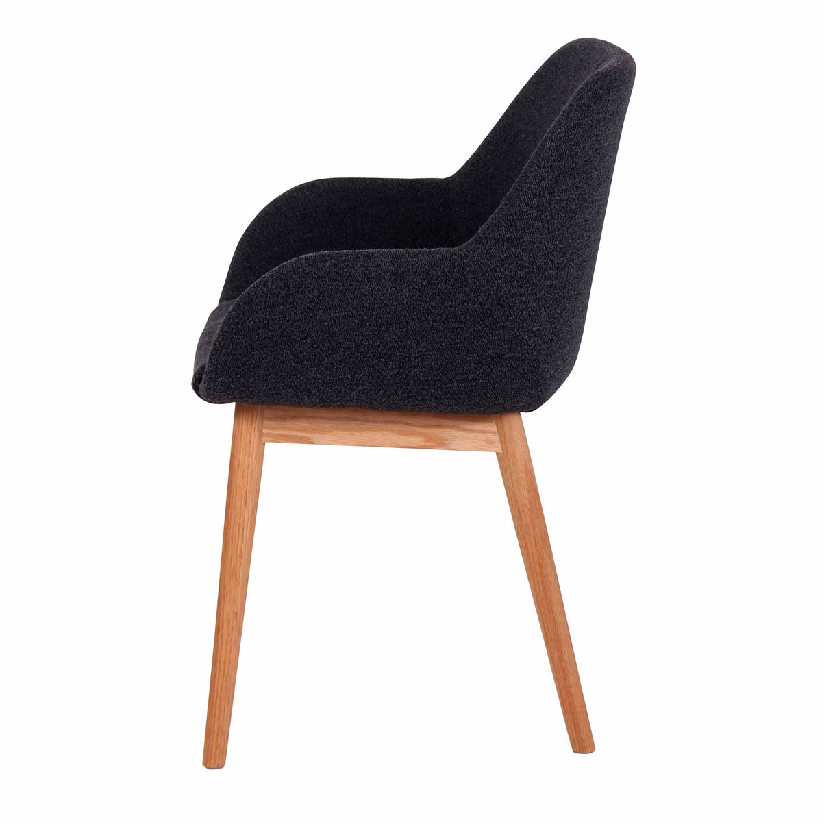 Chaise repas tissu bleu foncé
