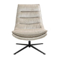 Fauteuil pivotant beige