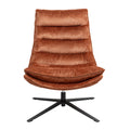 Fauteuil pivotant cuivre