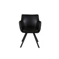Fauteuil PU noir