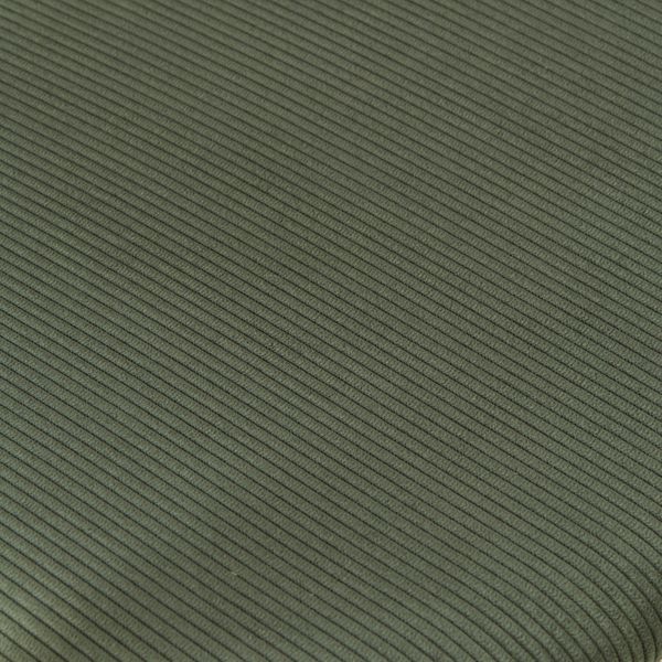 Fauteuil velours c?telé vert sapin
