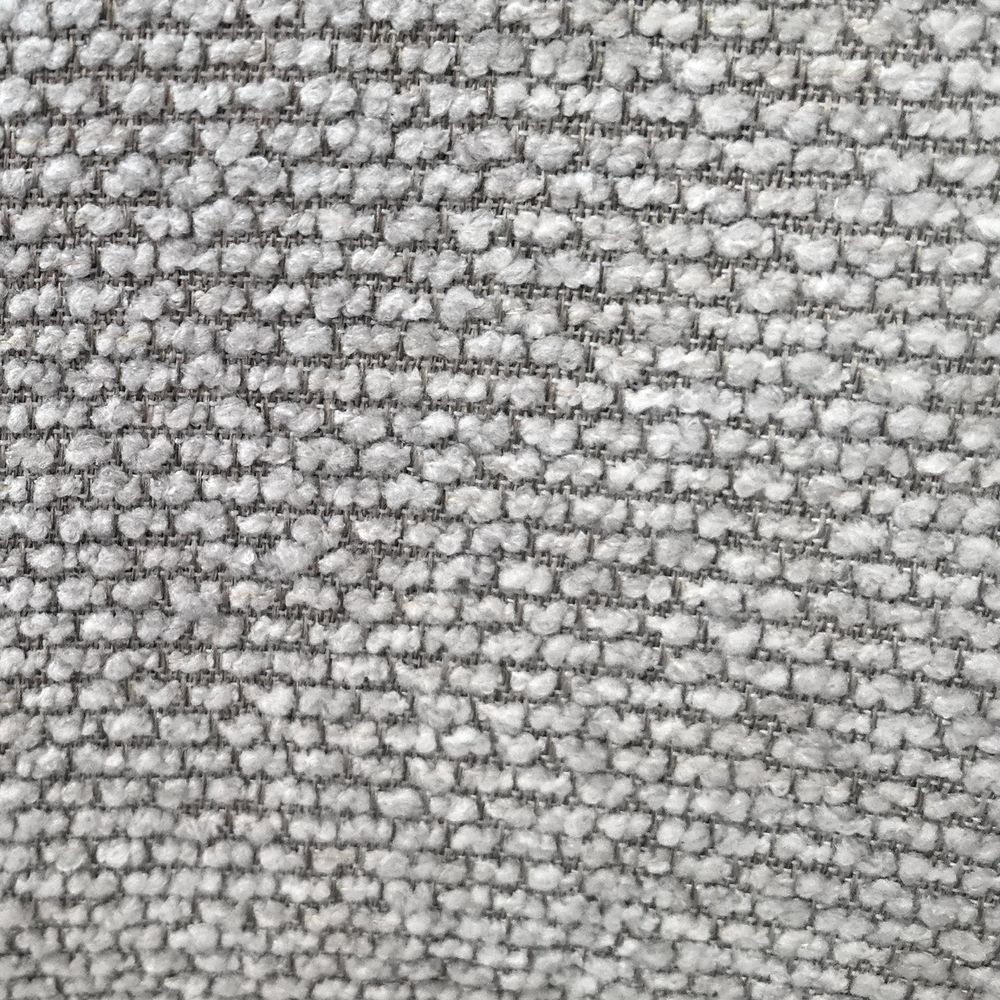 Chaise repas tissu gris clair