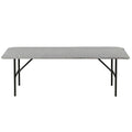 Banc tissu gris clair