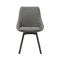 Chaise repas pivotante gris
