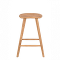 Tabouret haut 66 cm chêne clair