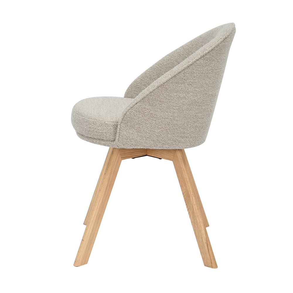 Chaise repas pivotante beige