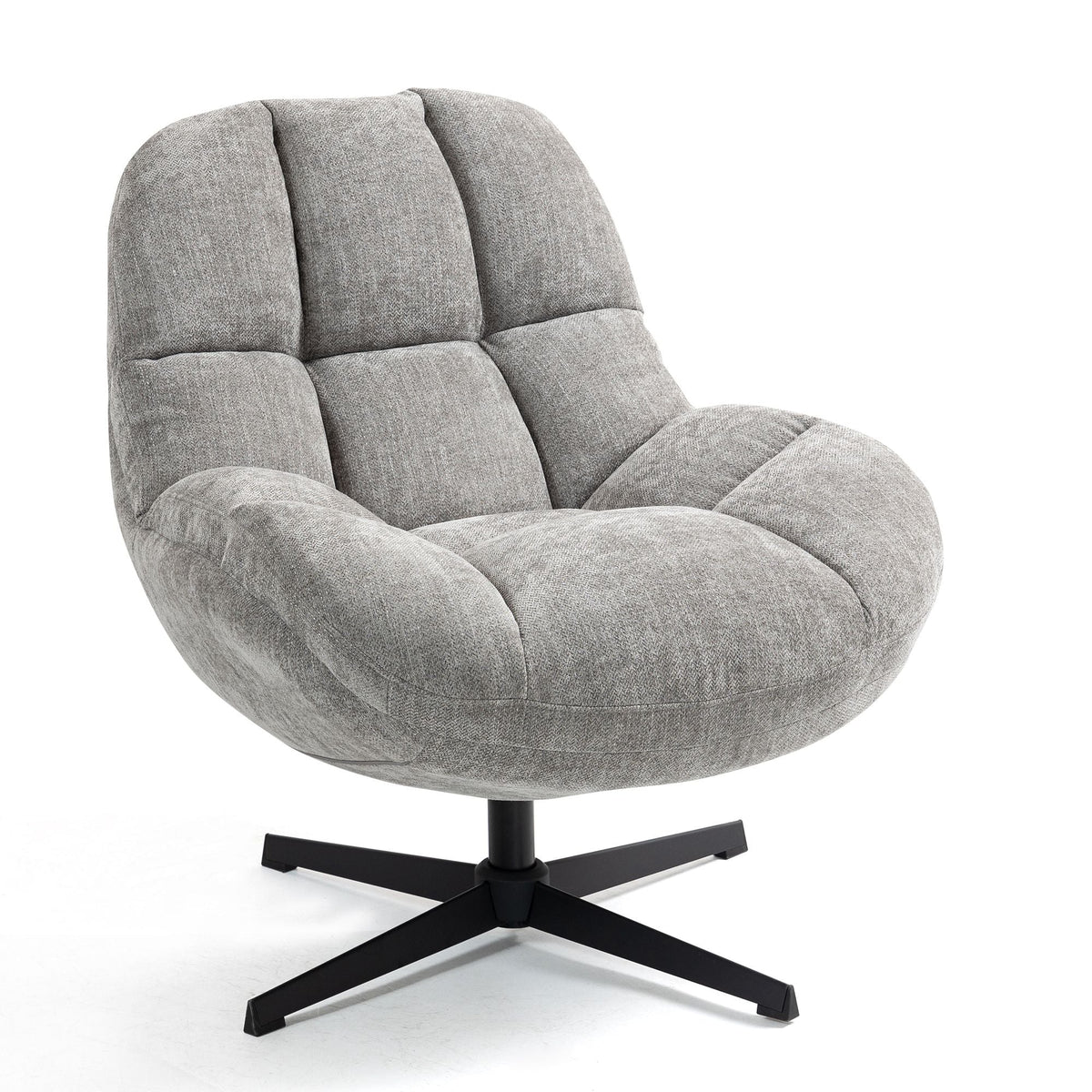 Fauteuil pivotant gris