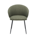 Chaise repas tissu kaki