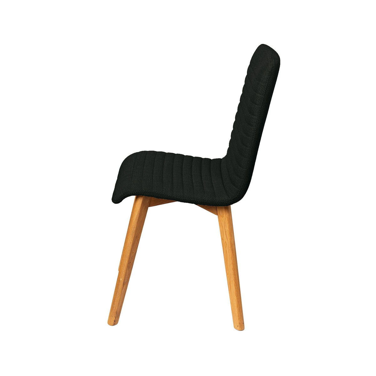 Chaise repas tissu vert foncé