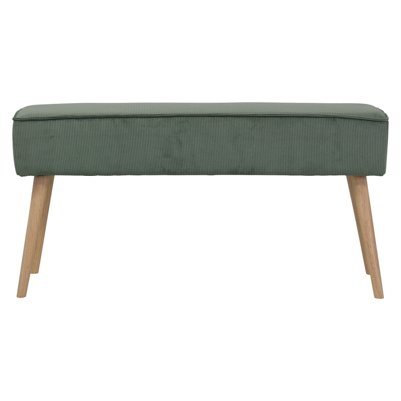 Banc velours c?telé vert foncé