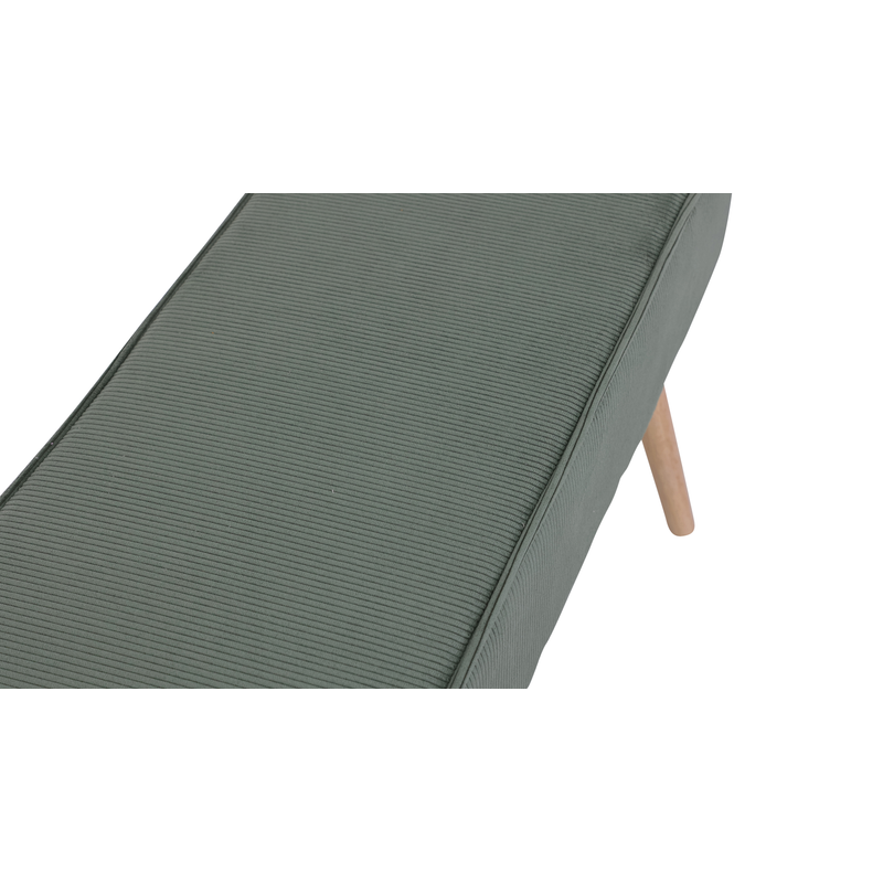 Banc velours c?telé vert foncé