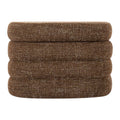 Banc coffre tissu chenillé rouge