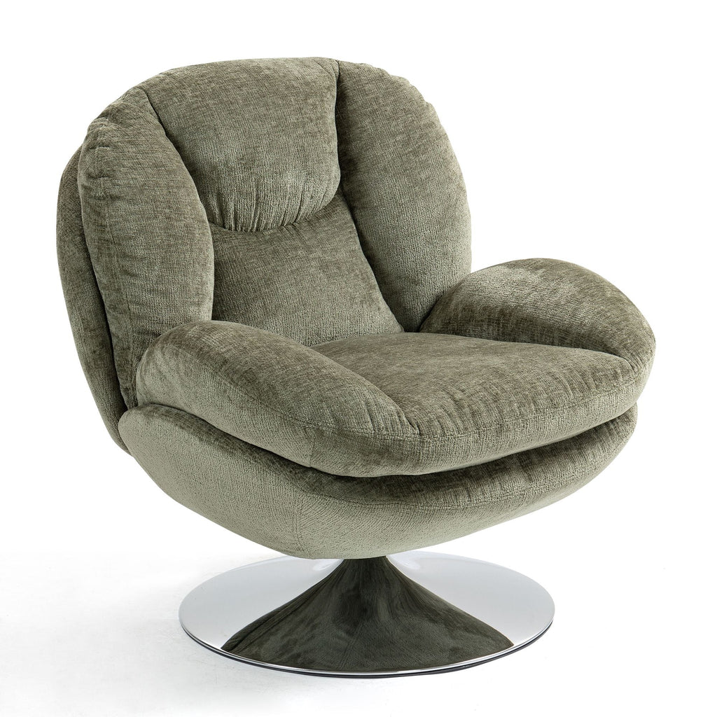 Fauteuil pivotant kaki