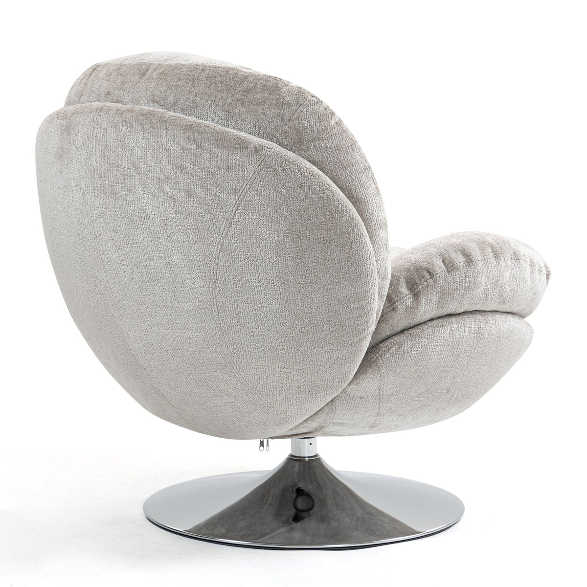 Fauteuil pivotant taupe