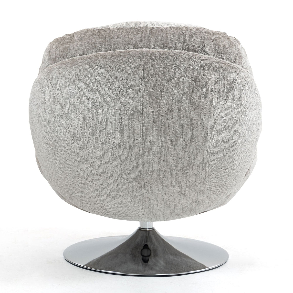 Fauteuil pivotant taupe