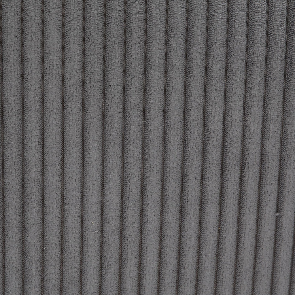 Fauteuil pivotant velours côtelé gris