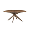 Table repas ovale 180 cm placage noyer