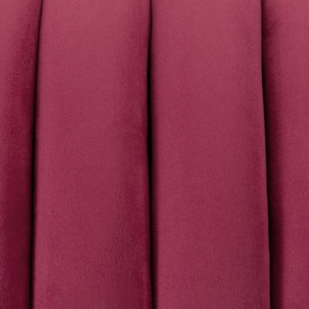 Pouf noeud velours bordeaux