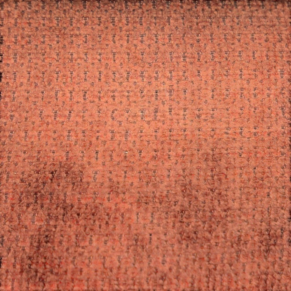 Pouf  tissu texturé bordeaux