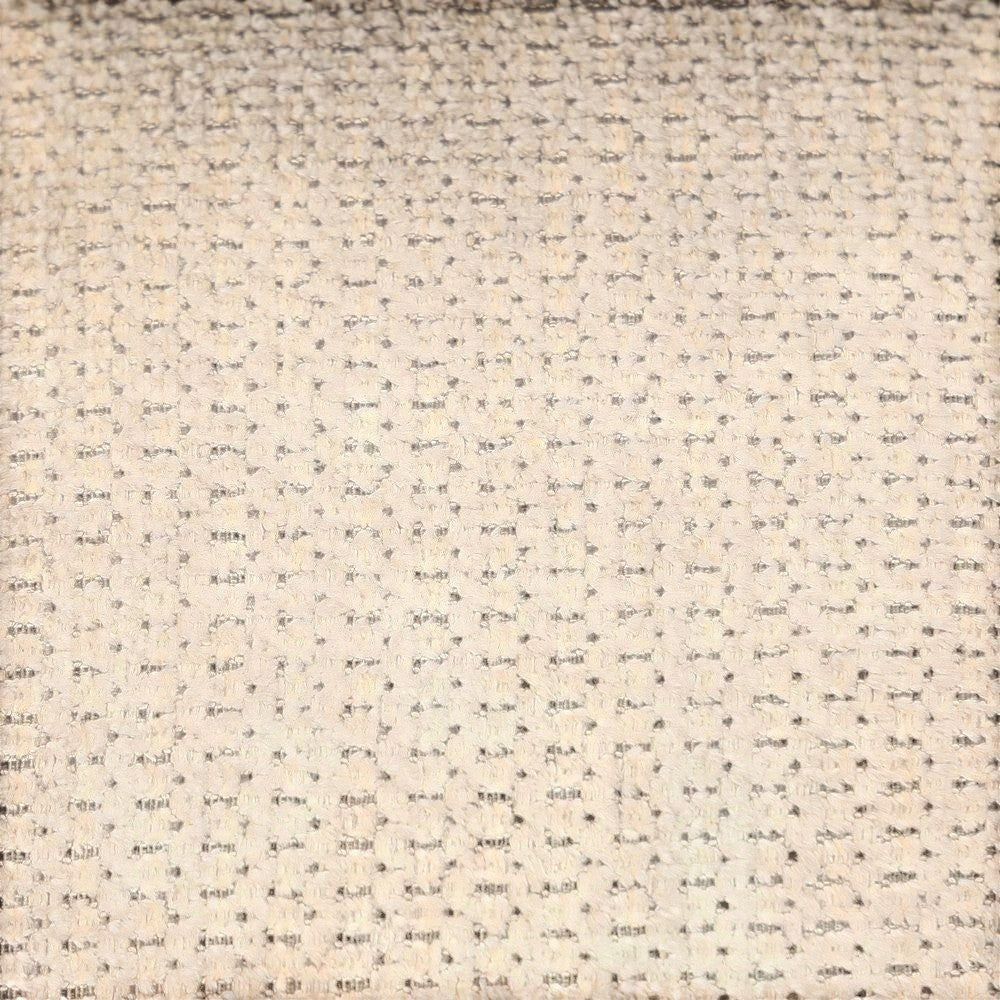 Pouf  tissu texturé camel