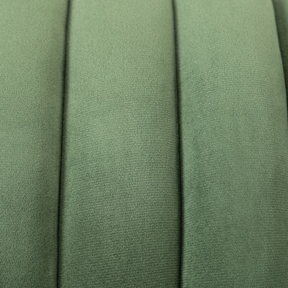 Pouf noeud velours vert clair